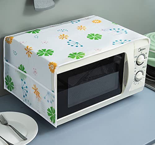 Microwave Oven Cover with Storage Pocket