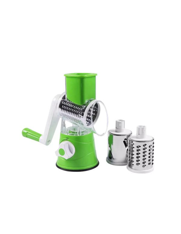 Manual Rotary Drum Grater | 4 in 1 Vegetable Slicer