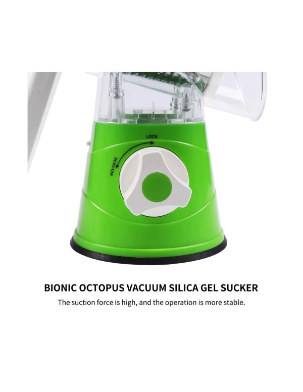 Manual Rotary Drum Grater | 4 in 1 Vegetable Slicer