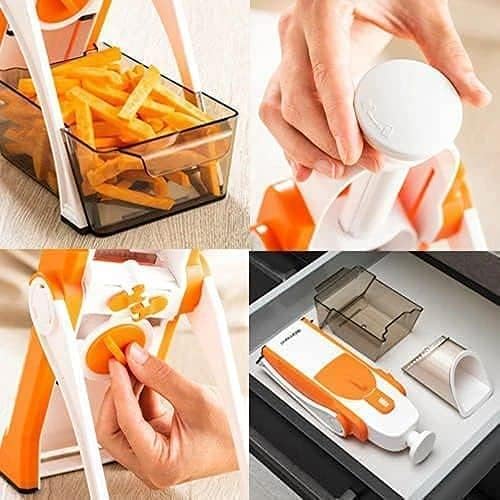 Spring Adjustable Slicer & Cutter for Vegetables