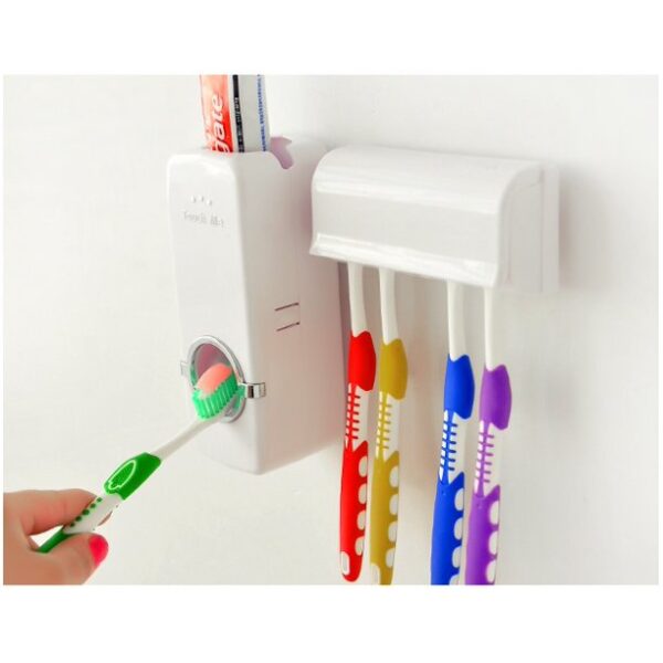 Automatic Toothpaste Dispenser & Holder Set