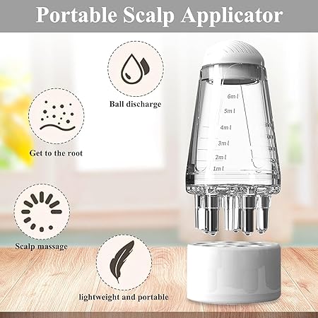 Scalp Root Hair Oil Applicator and Massager