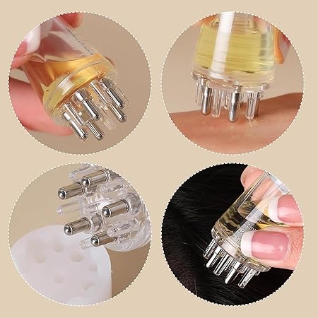 Scalp Root Hair Oil Applicator and Massager