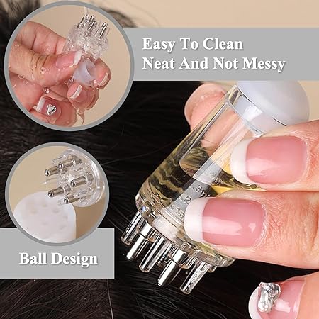 Scalp Root Hair Oil Applicator and Massager