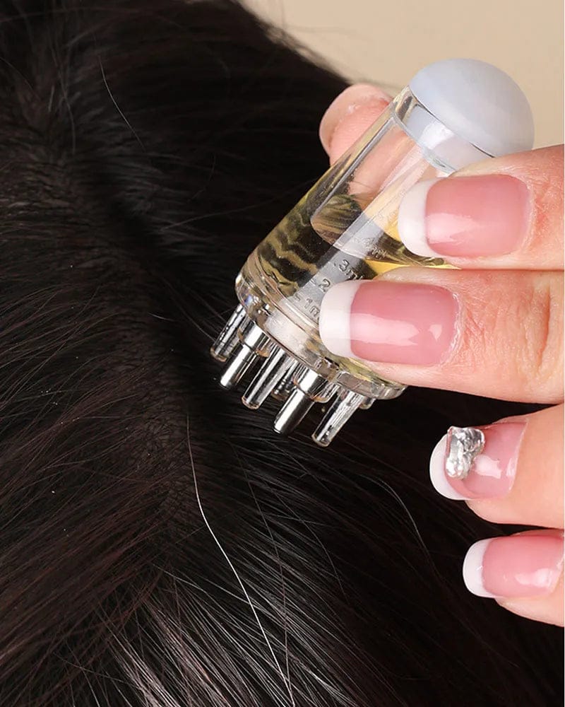 Scalp Root Hair Oil Applicator and Massager