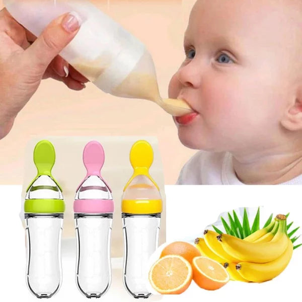 Squeeze Baby Feeder with Spoon