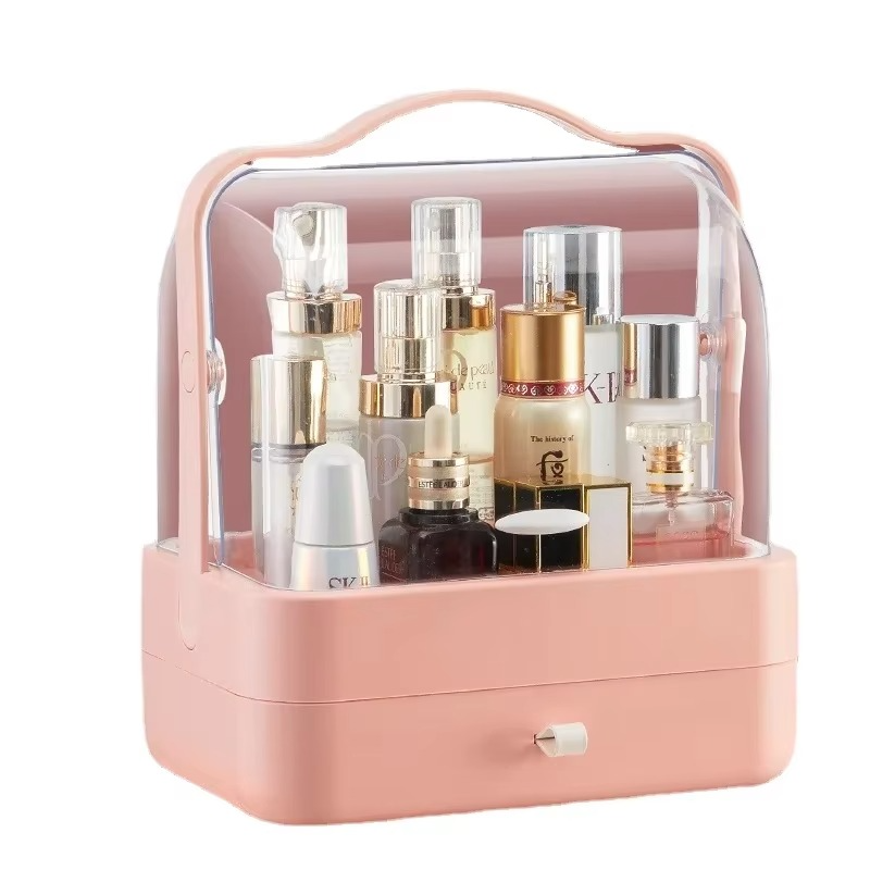 Multi-functional Cosmetic Organizer With Multiple Drawers