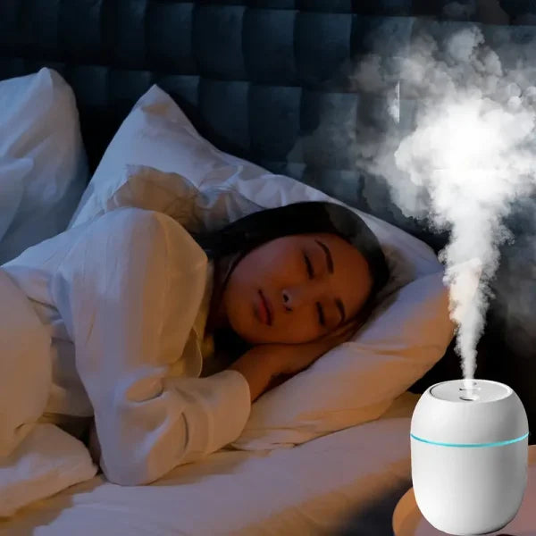 USB Portable Air Humidifier With Warm Led Outline