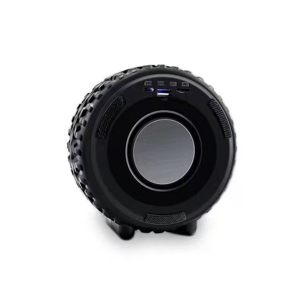 Wheel Shaped Wireless Speaker With Subwoofer