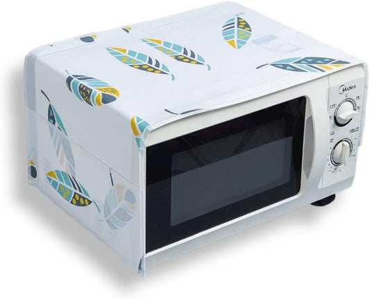 Microwave Oven Cover with Storage Pocket