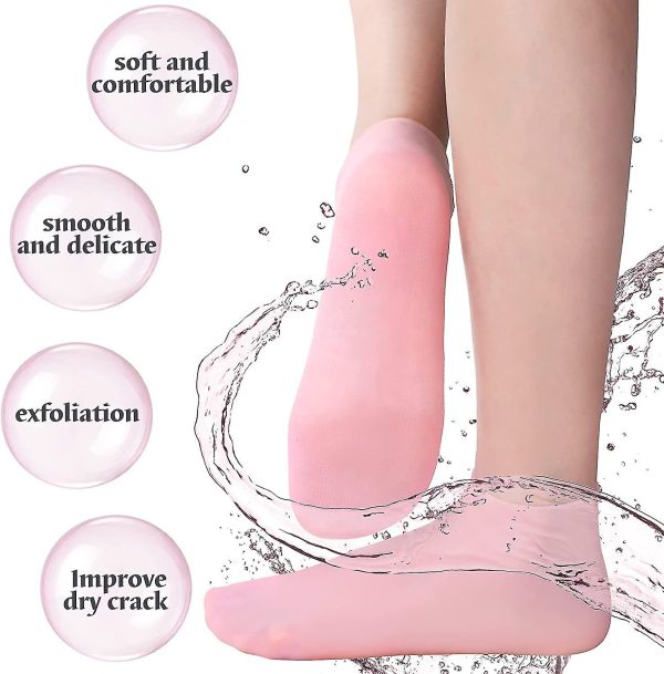 Gel Moisturizing Heel Socks Foot Care Protector