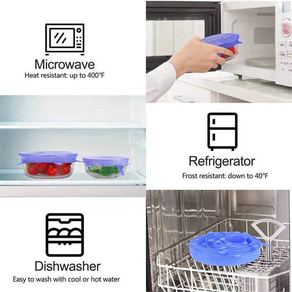 Silicone Lid Cover 6pcs/set