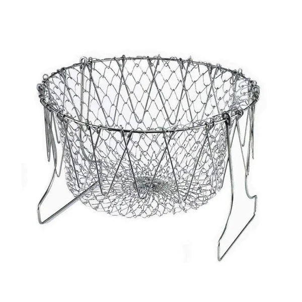 Stainless Steel Foldable Fry Basket