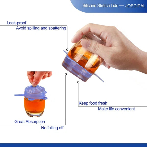Silicone Lid Cover 6pcs/set