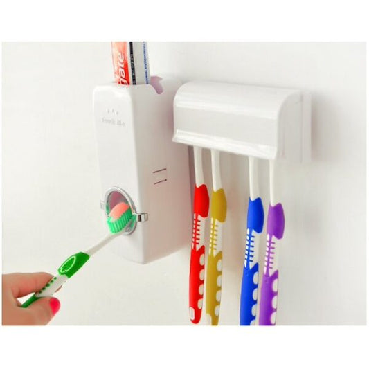 Automatic Toothpaste Dispenser & Holder Set