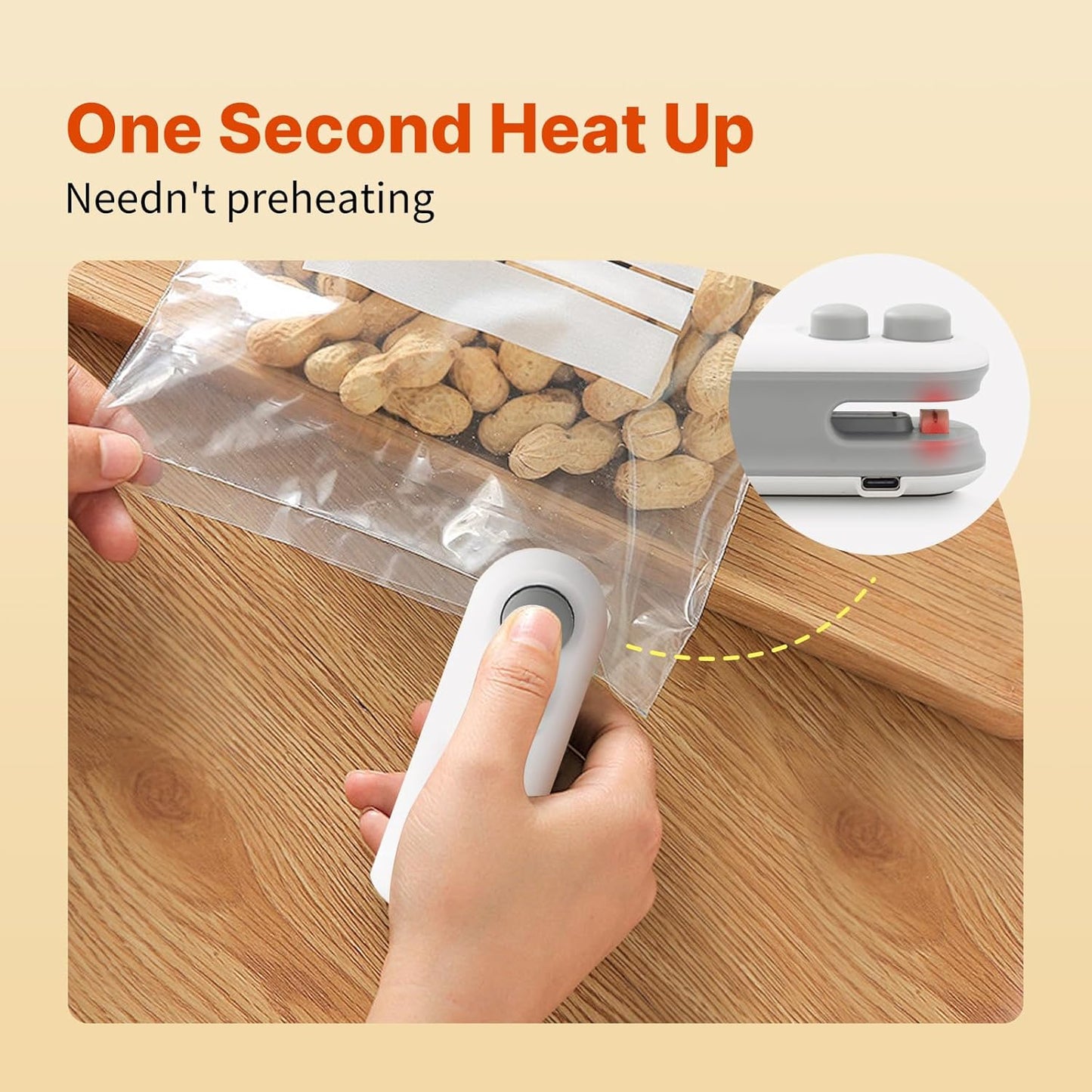 Portable Mini Plastic Bag Sealer