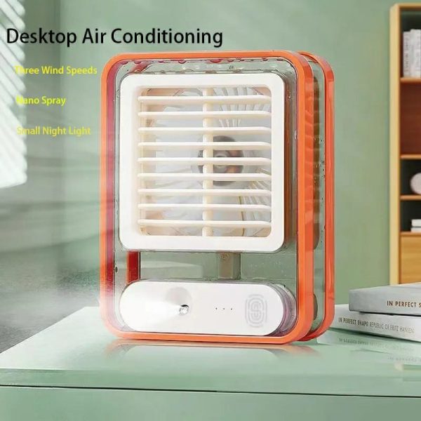 Portable Rechargeable USB Mini Air Cooler Fan