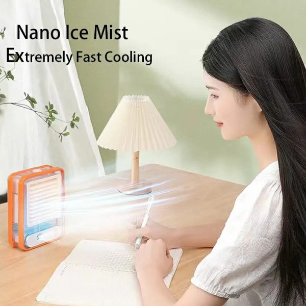 Portable Rechargeable USB Mini Air Cooler Fan