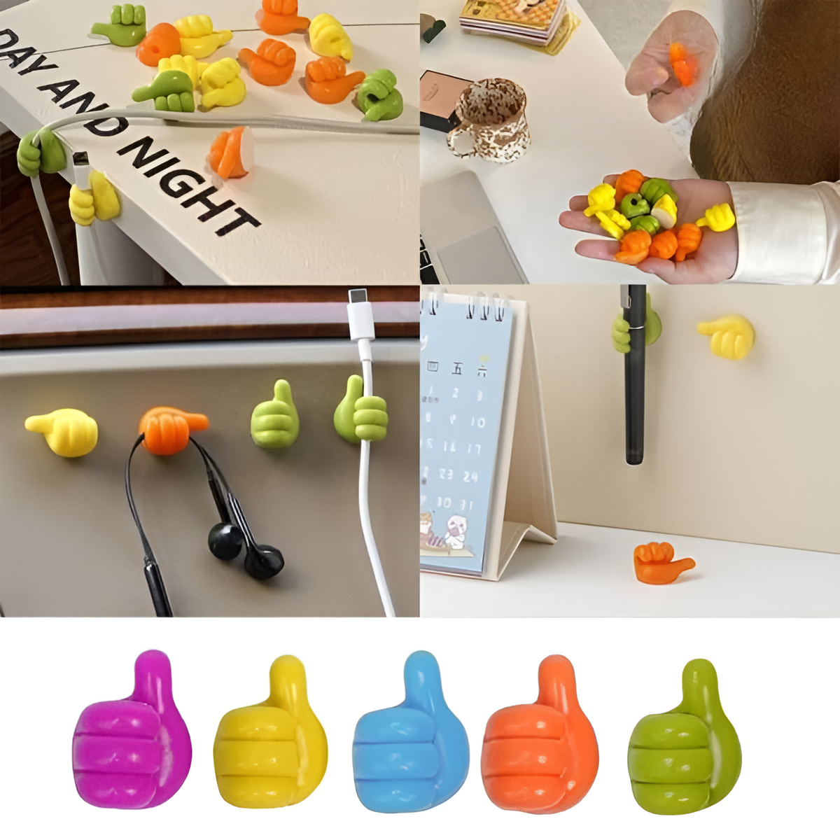 Thumb Wall Hook (Pack Off 10)