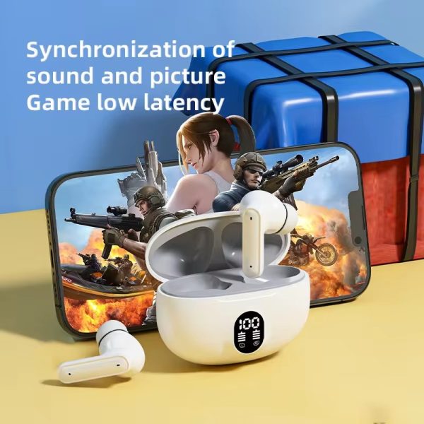 Display Wireless Bluetooth Earbuds