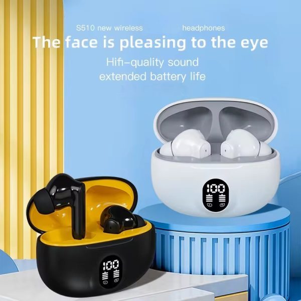 Display Wireless Bluetooth Earbuds