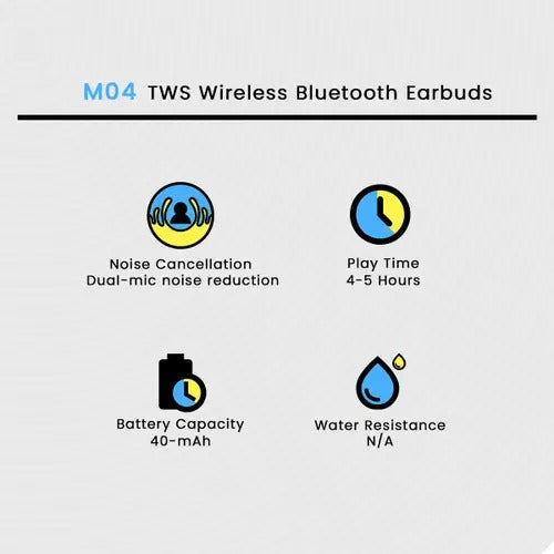 Display Wireless Bluetooth Earbuds